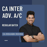 CA Inter Adv. Accounts | LIVE Regular Batch By CA Rishabh Rohra | For Jan 26 & May 26/Sep 26 Exams